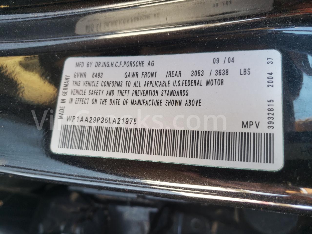 WP1AA29P35LA21975