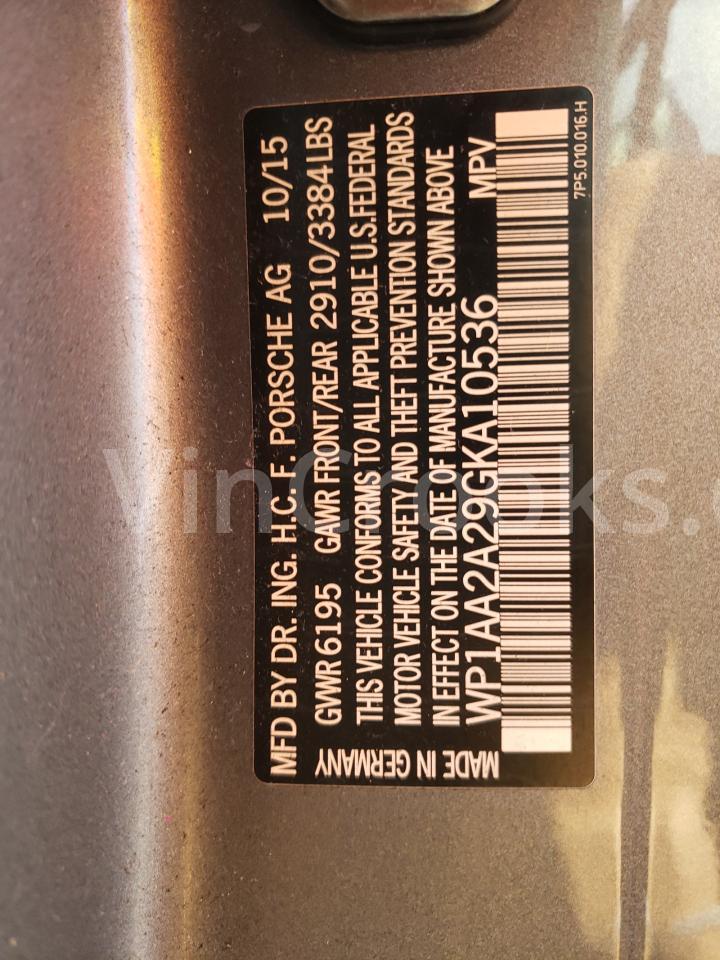 WP1AA2A29GKA10536