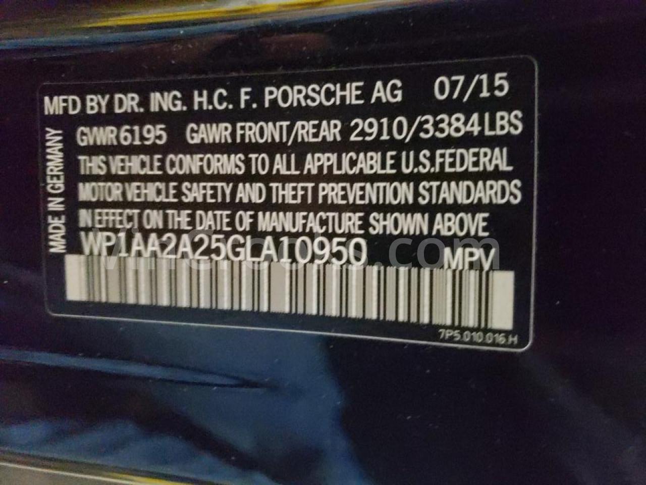 WP1AA2A25GLA10950
