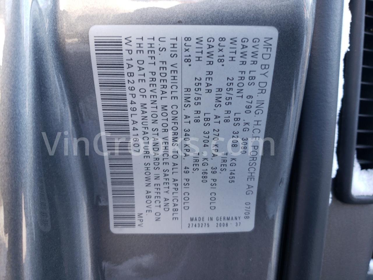 WP1AB29P49LA41607