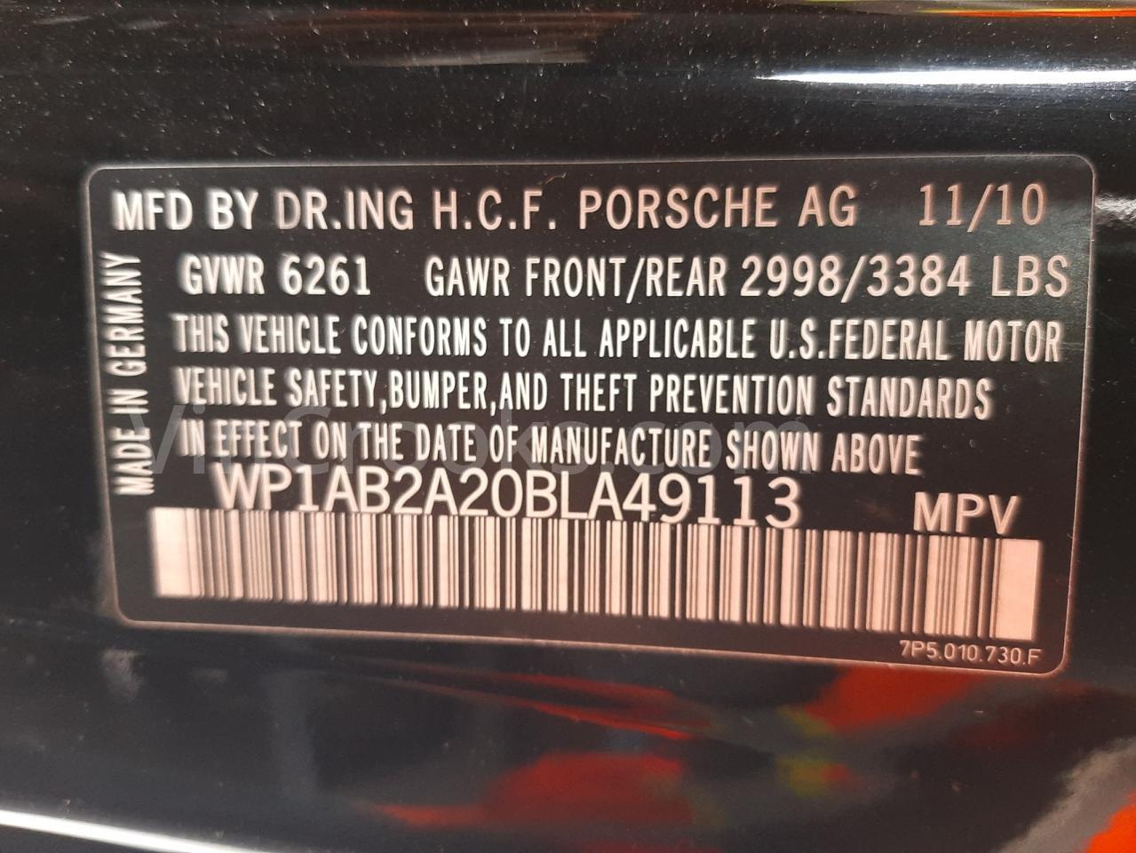 WP1AB2A20BLA49113