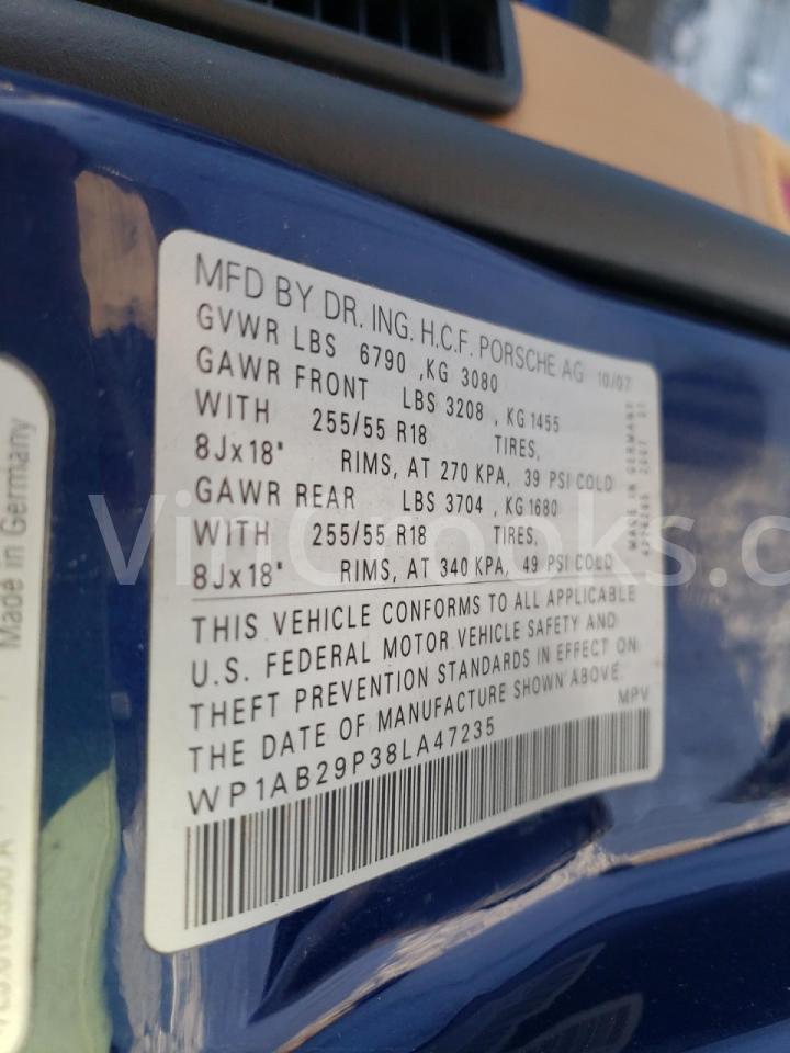 WP1AB29P38LA47235