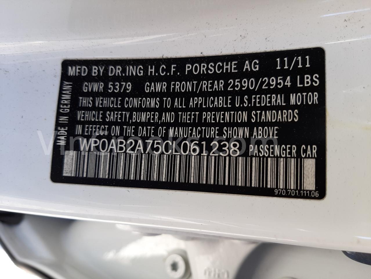 WP0AB2A75CL061238