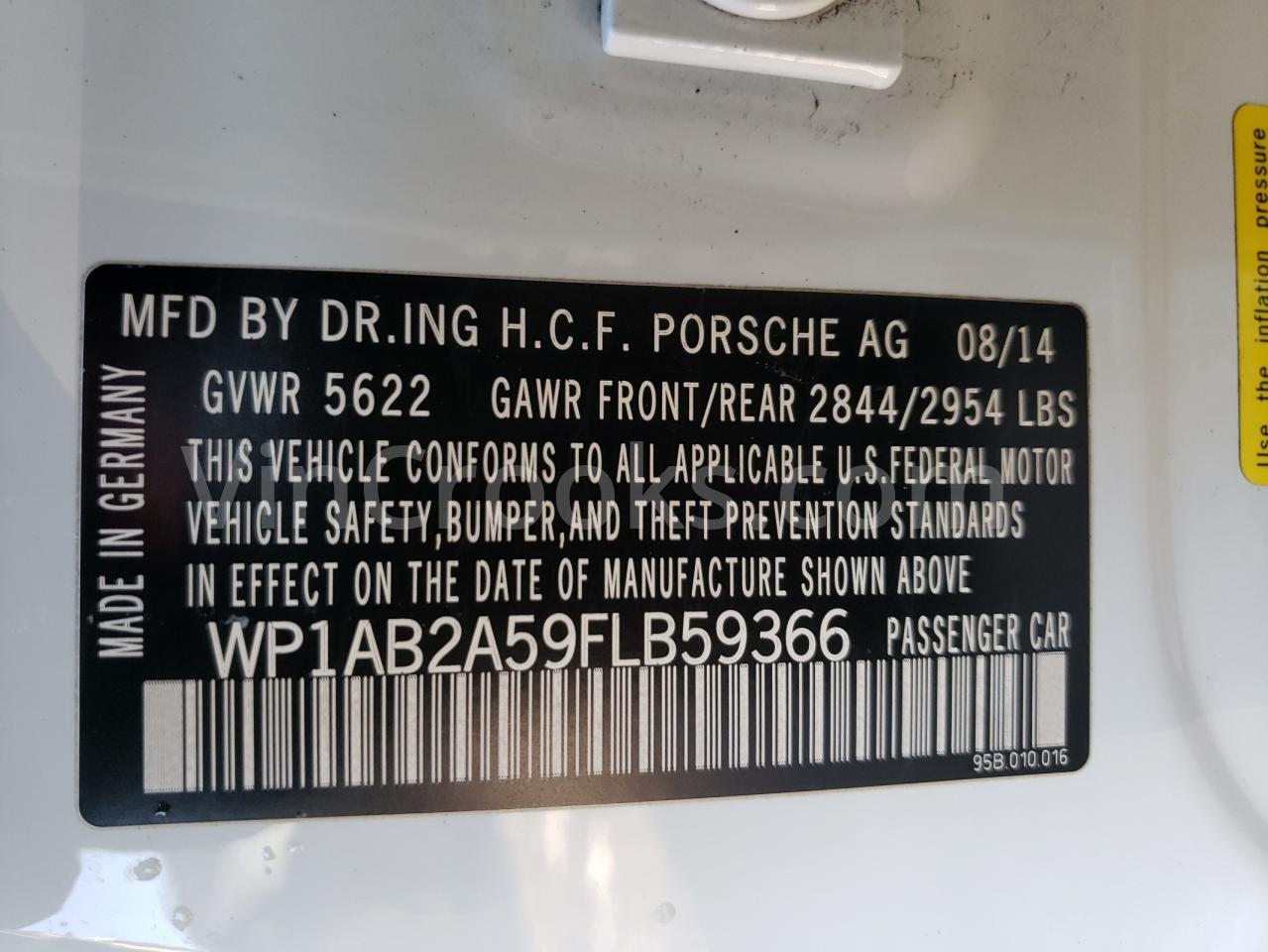 WP1AB2A59FLB59366