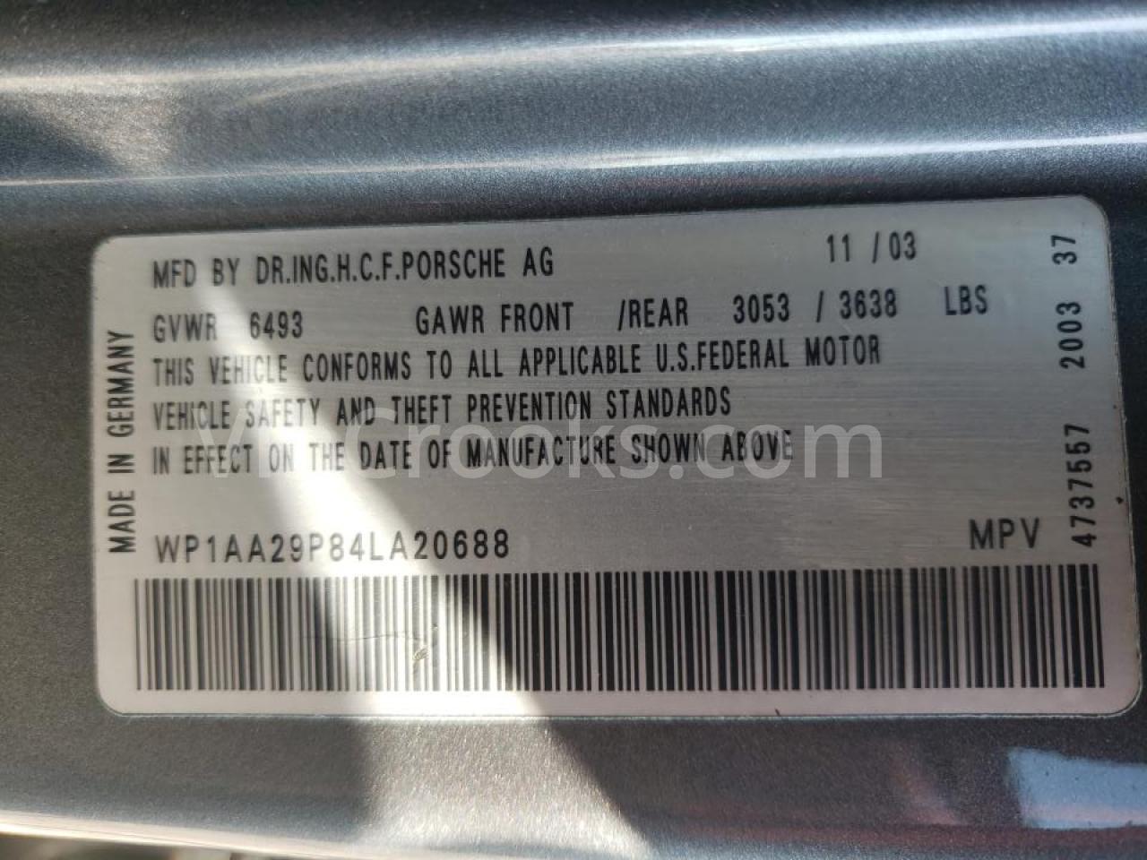WP1AA29P84LA20688