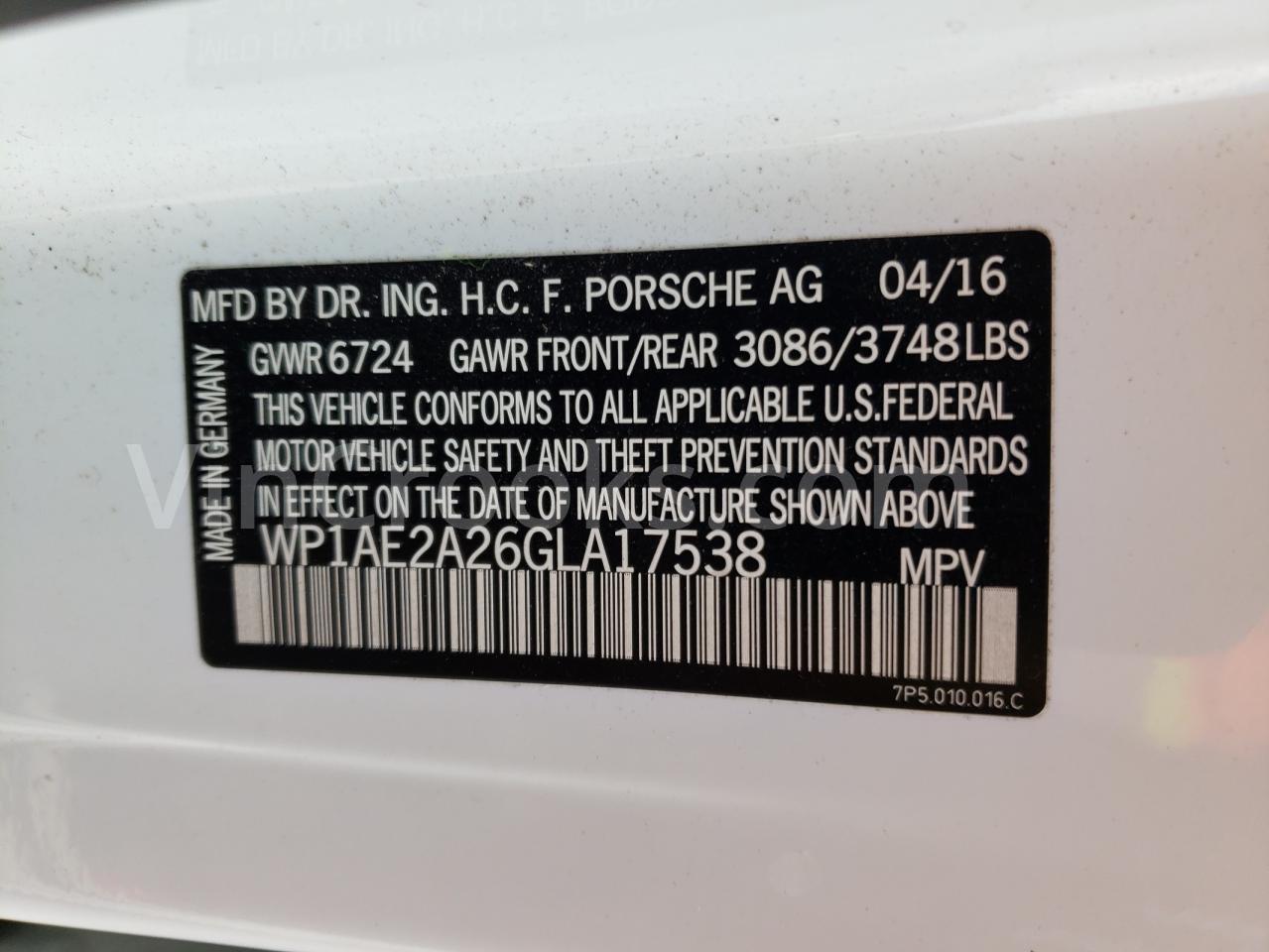 WP1AE2A26GLA17538
