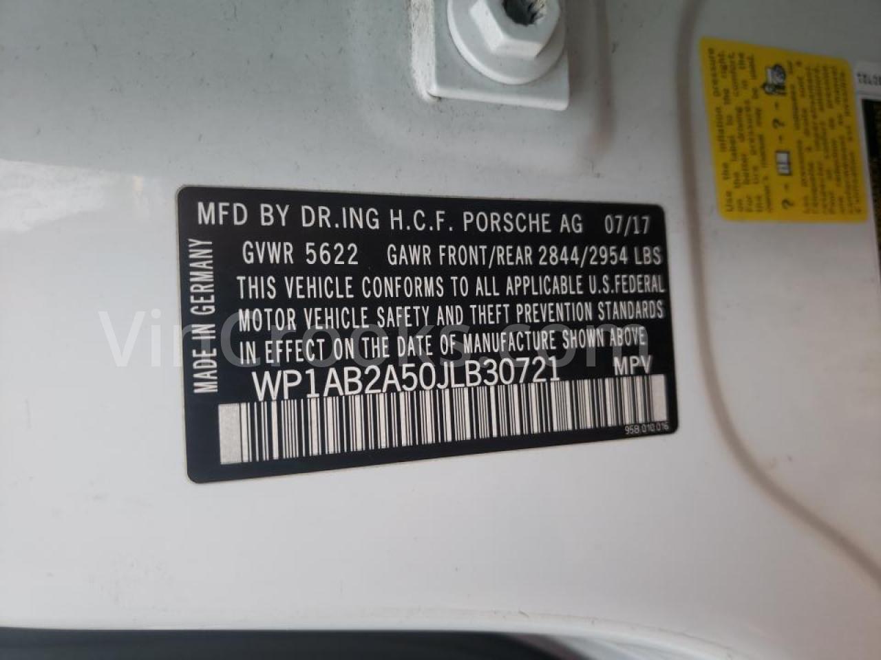 WP1AB2A50JLB30721