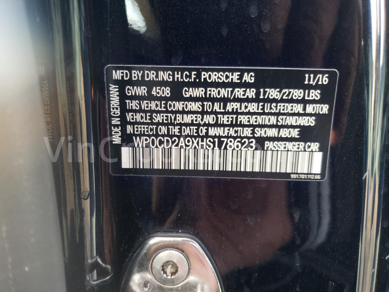WP0CD2A9XHS178623