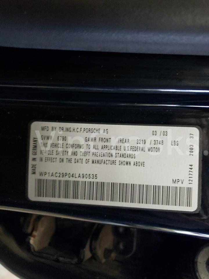WP1AC29P04LA90535