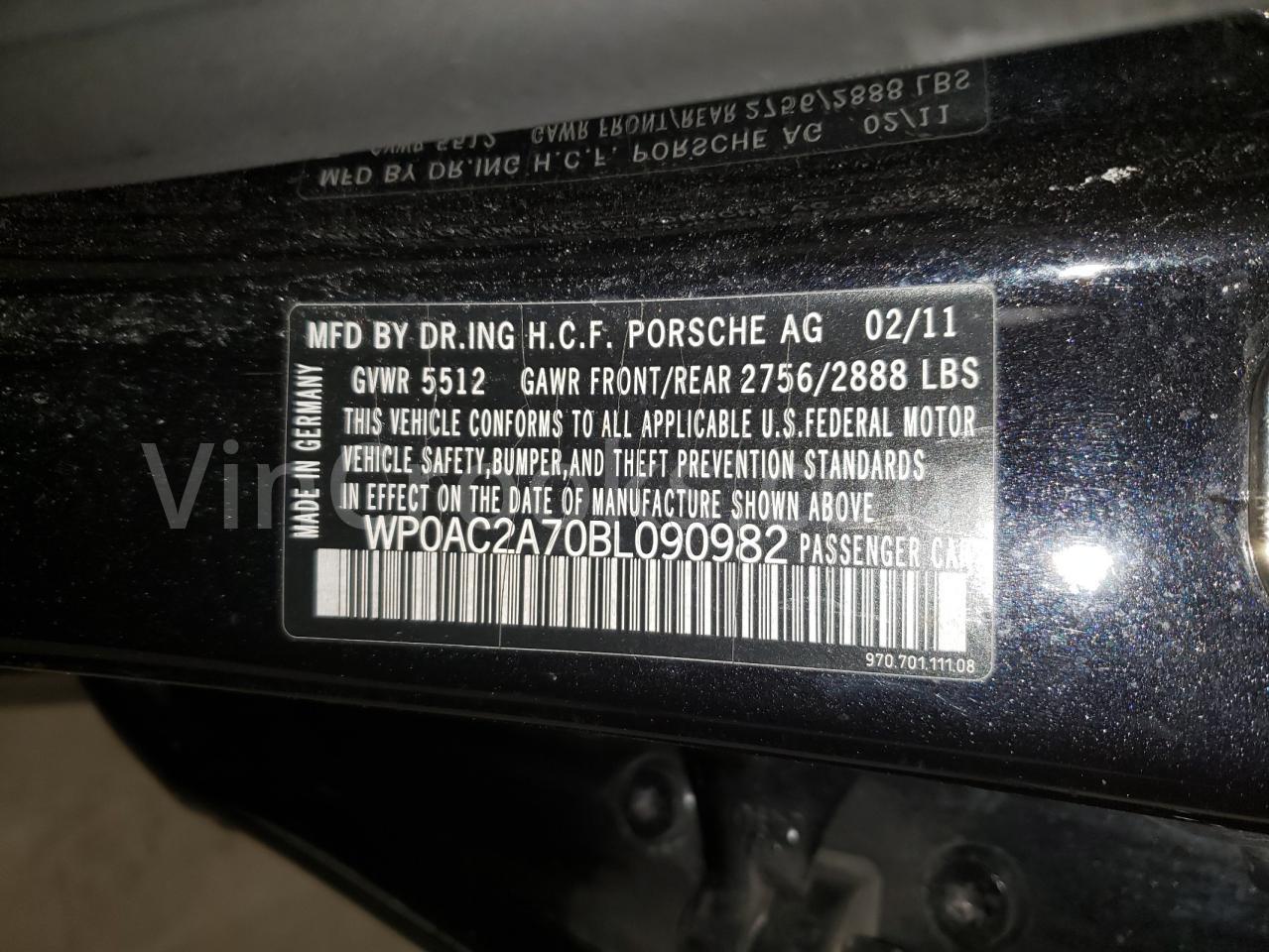 WP0AC2A70BL090982