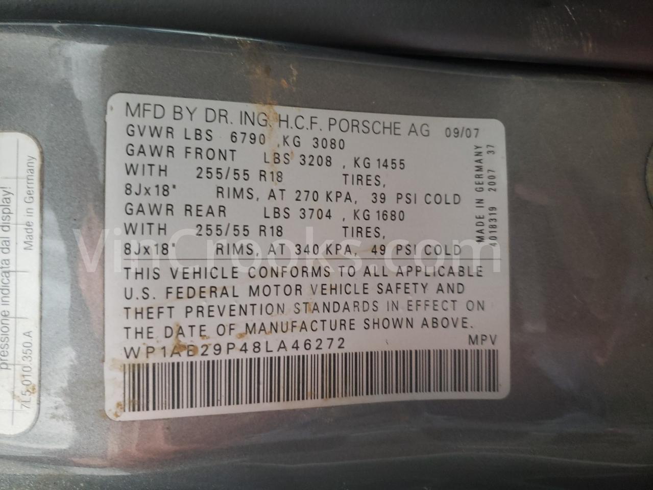 WP1AB29P48LA46272