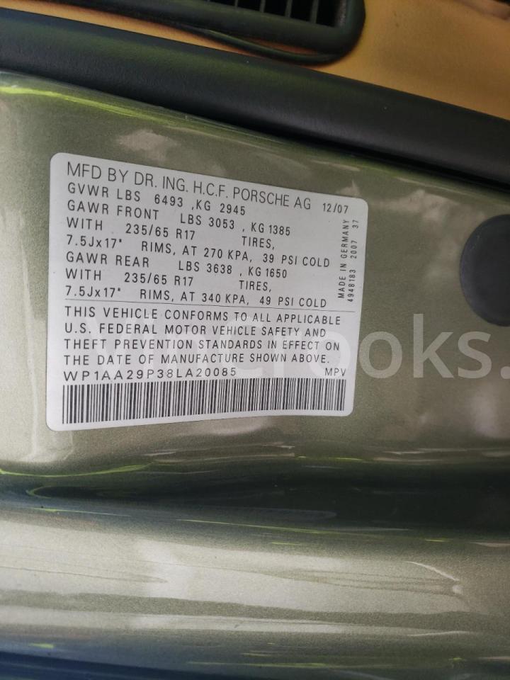 WP1AA29P38LA20085