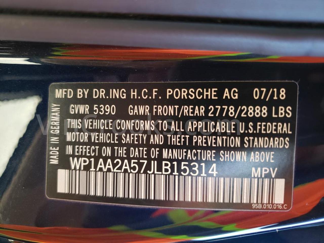 WP1AA2A57JLB15314