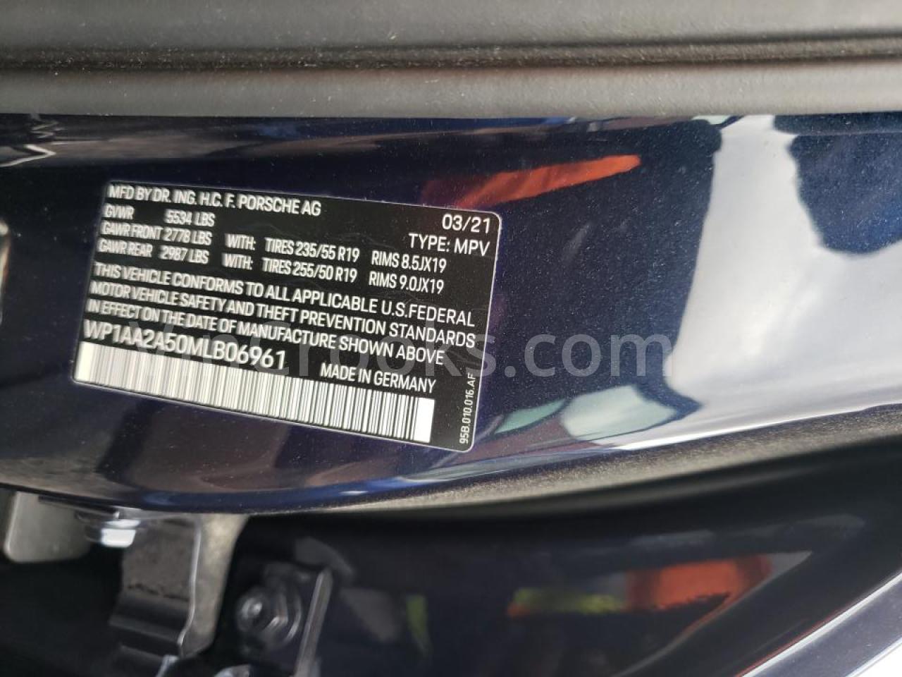 WP1AA2A50MLB06961