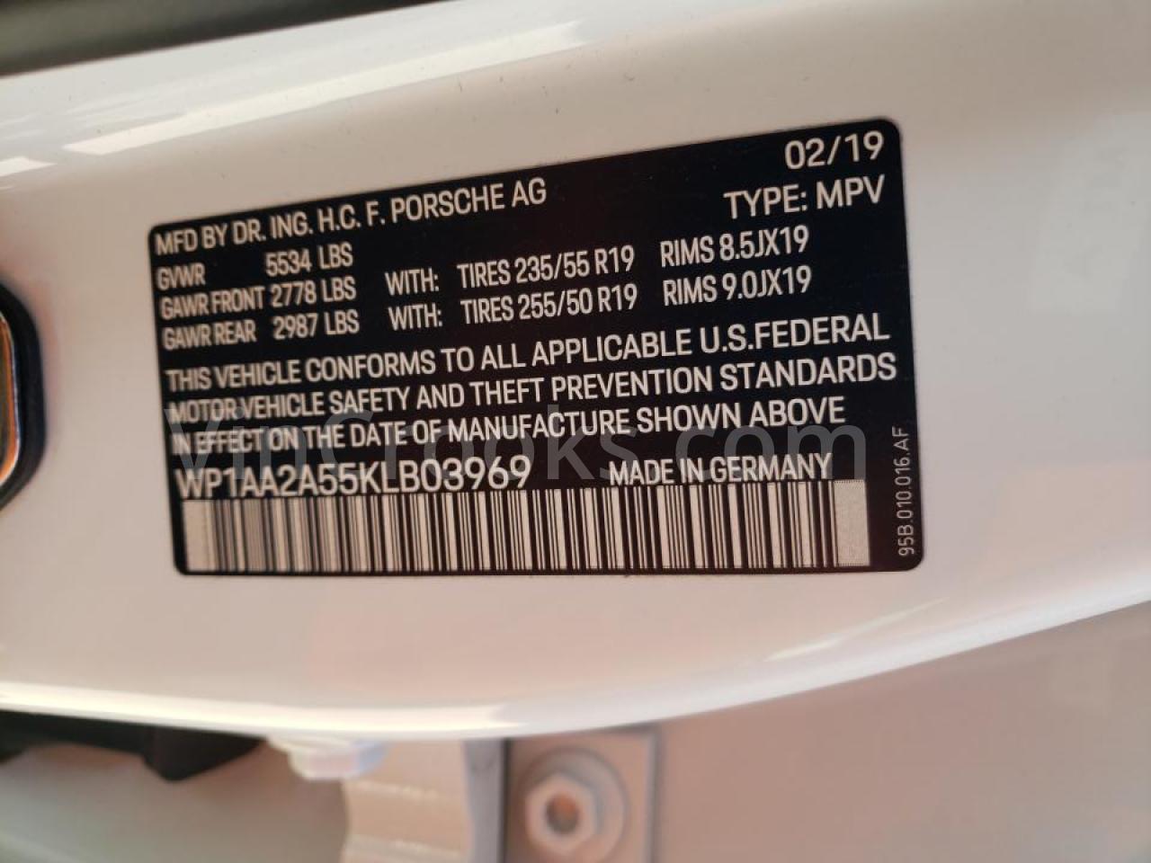 WP1AA2A55KLB03969