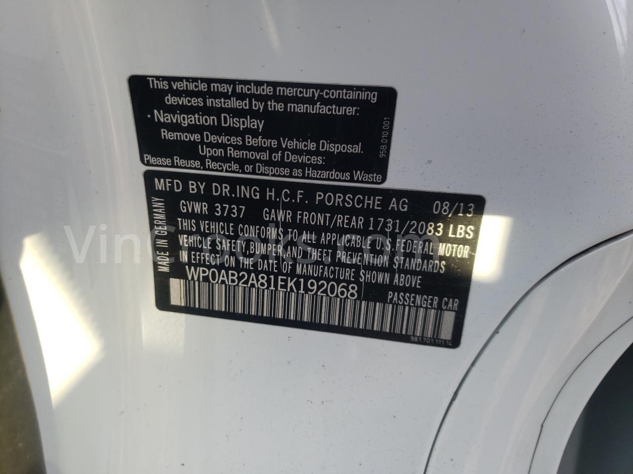 WP0AB2A81EK192068