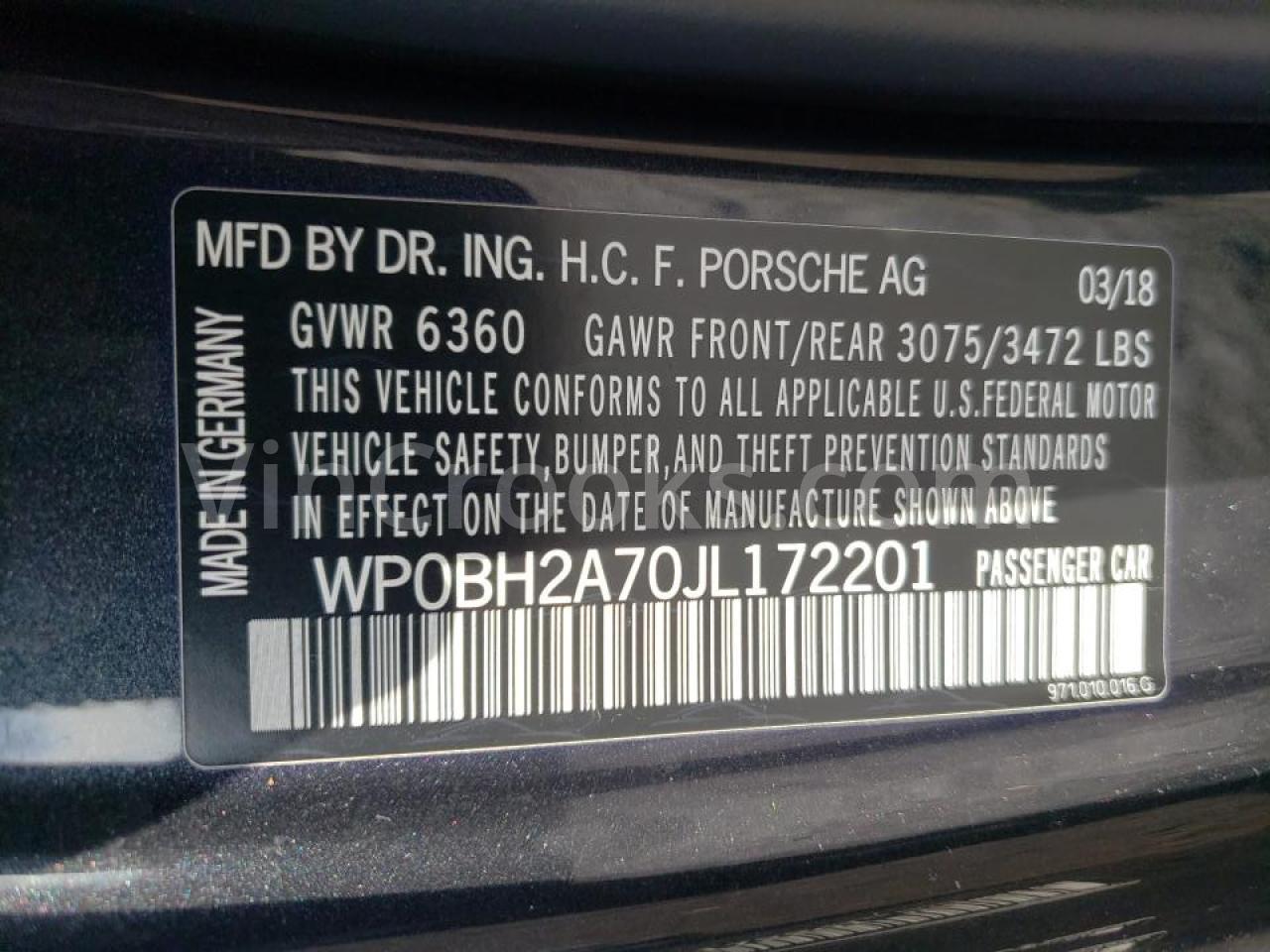 WP0BH2A70JL172201