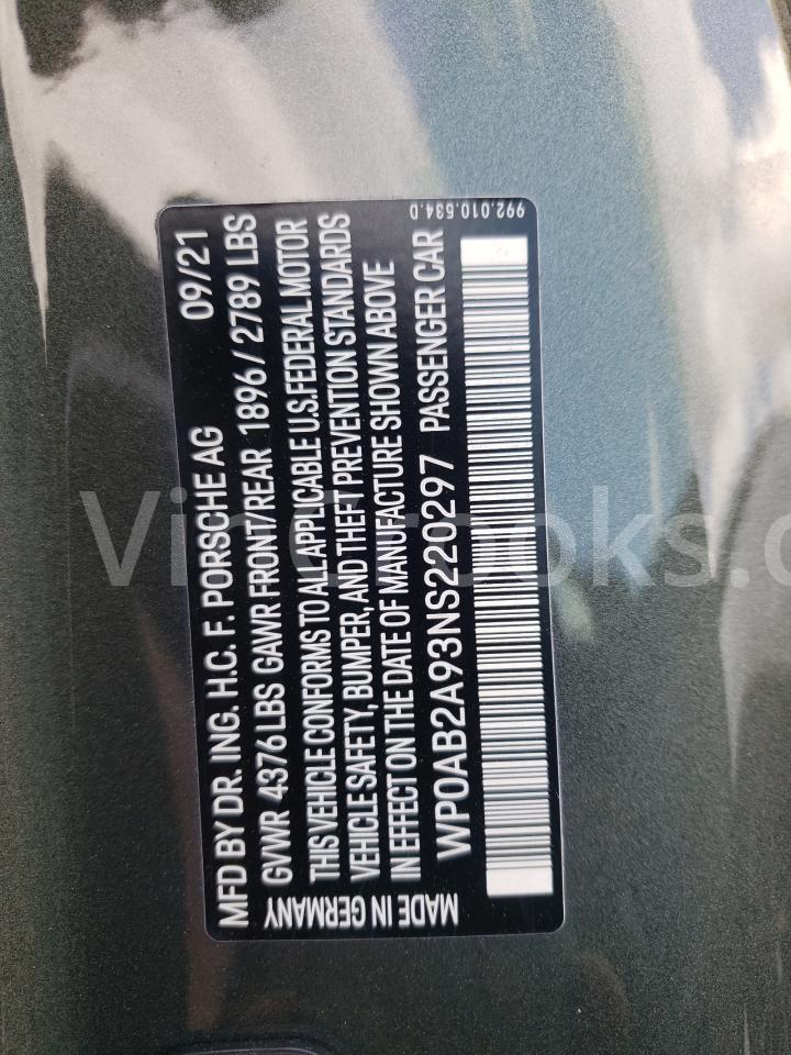 WP0AB2A93NS220297
