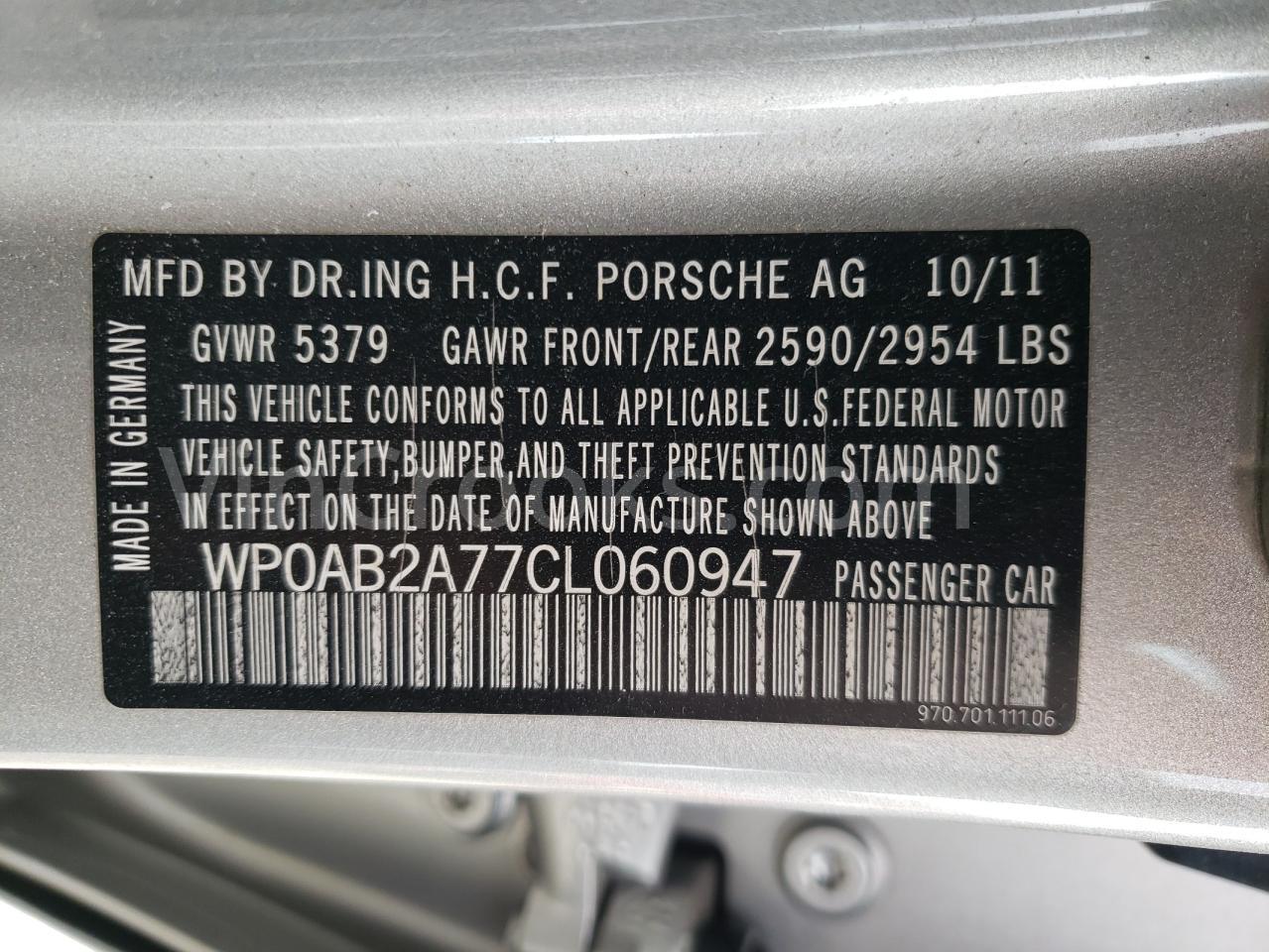 WP0AB2A77CL060947