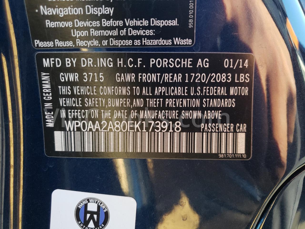 WP0AA2A80EK173918