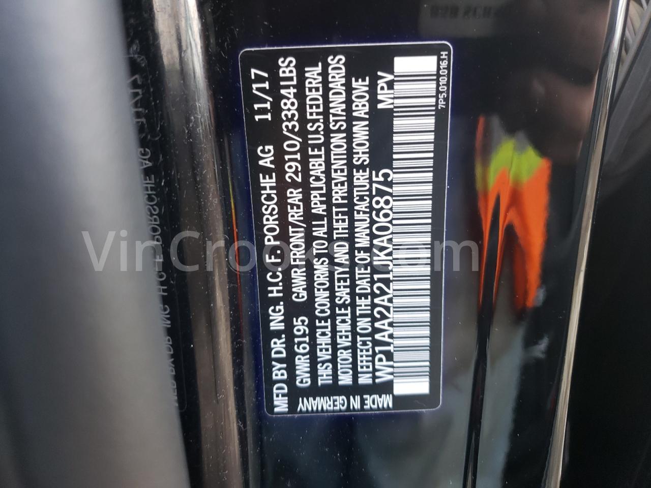 WP1AA2A21JKA06875