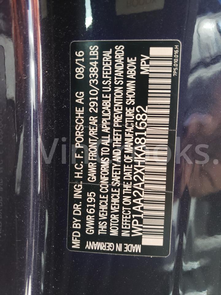 WP1AA2A2XHKA81682