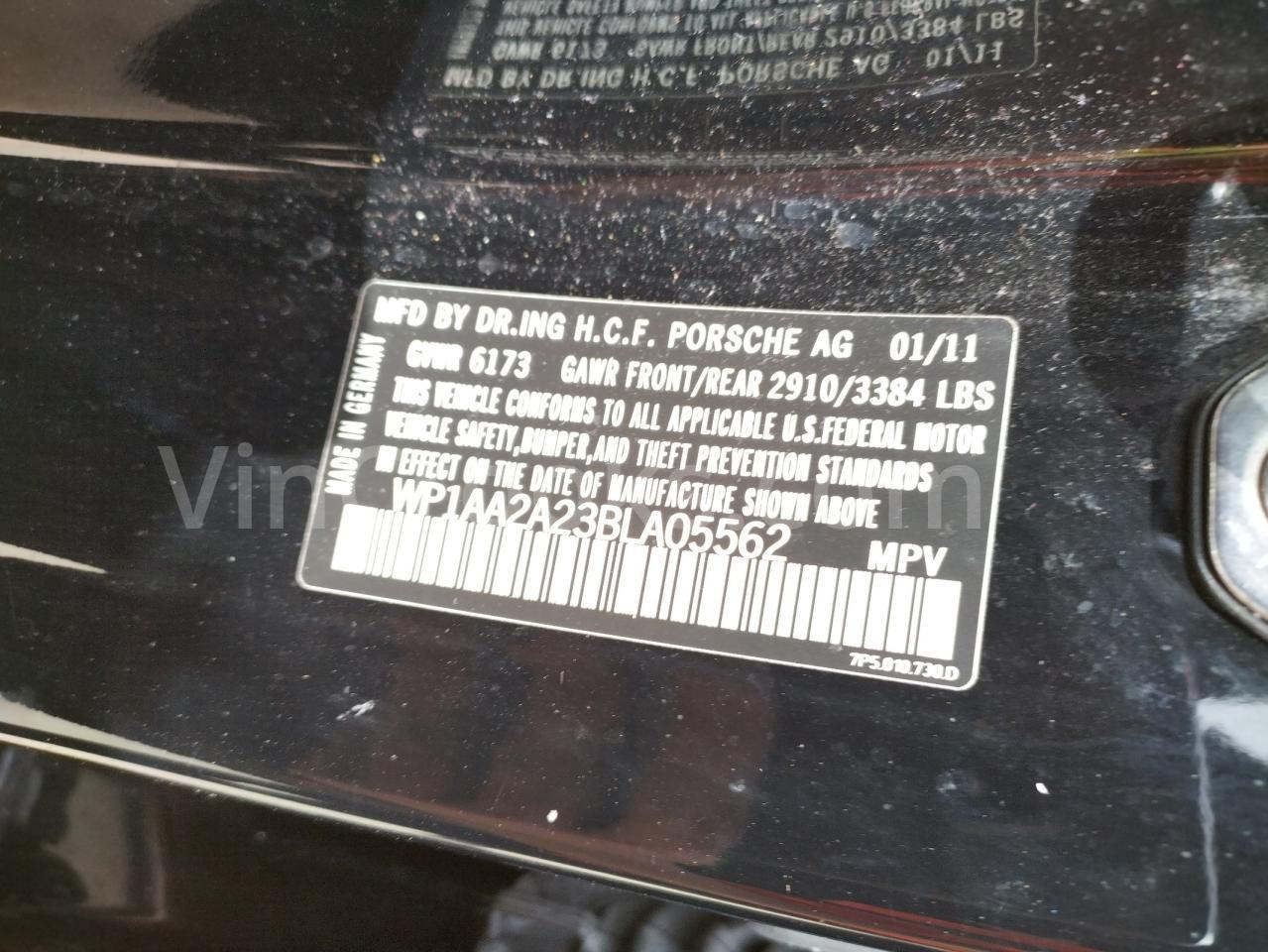 WP1AA2A23BLA05562