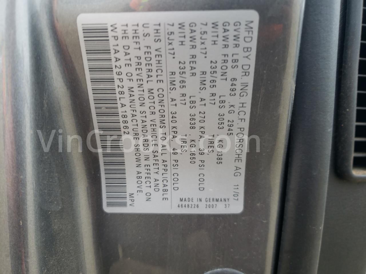 WP1AA29P28LA18862