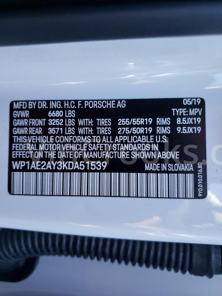 WP1AE2AY3KDA51539