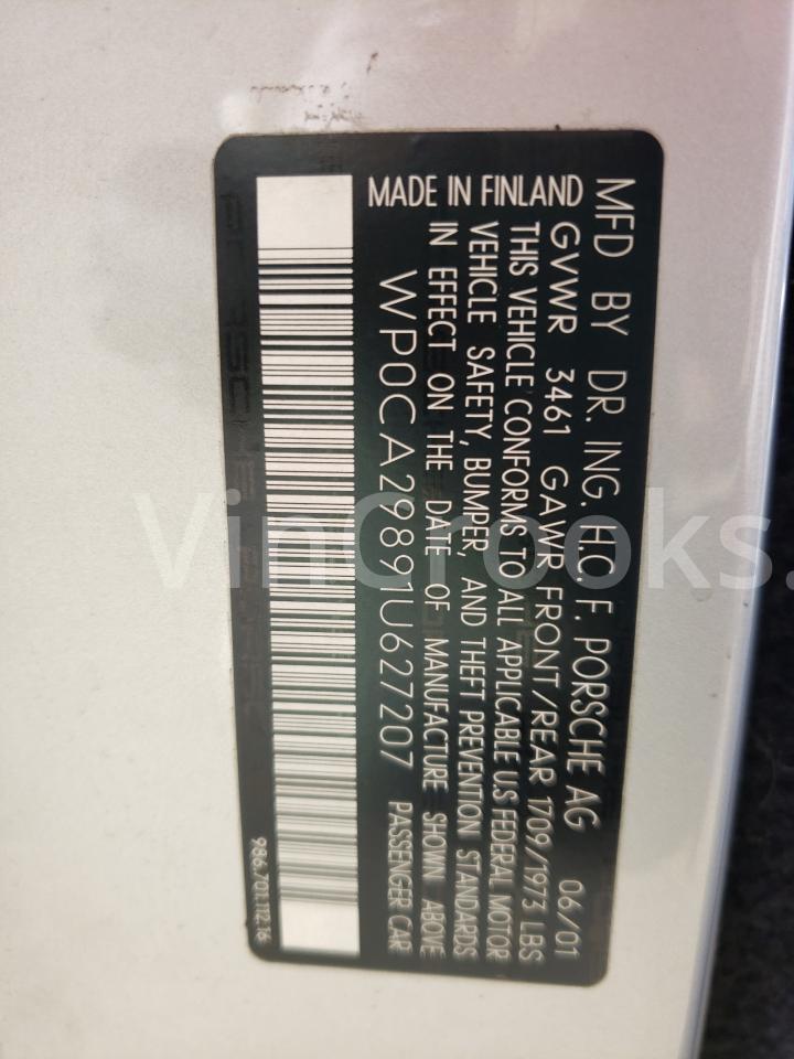 WP0CA29891U627207