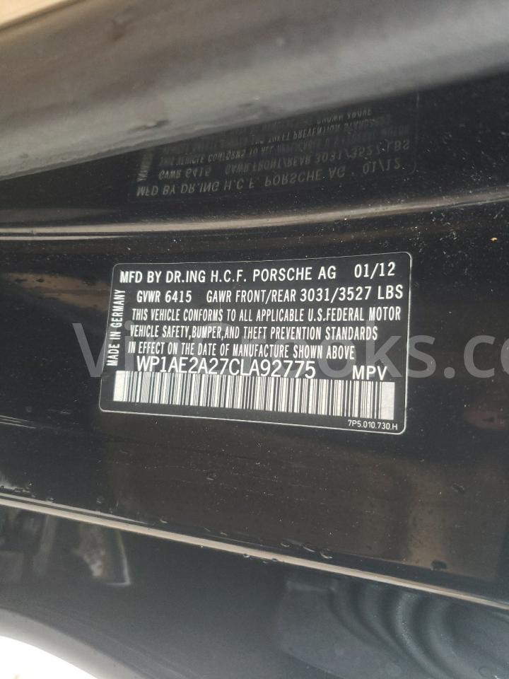 WP1AE2A27CLA92775