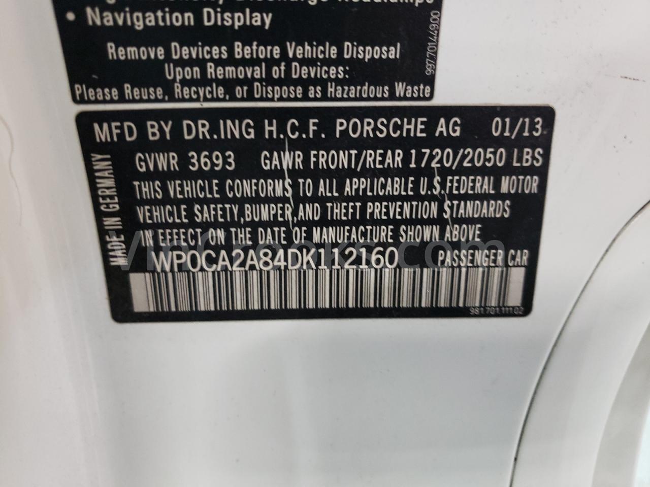 WP0CA2A84DK112160