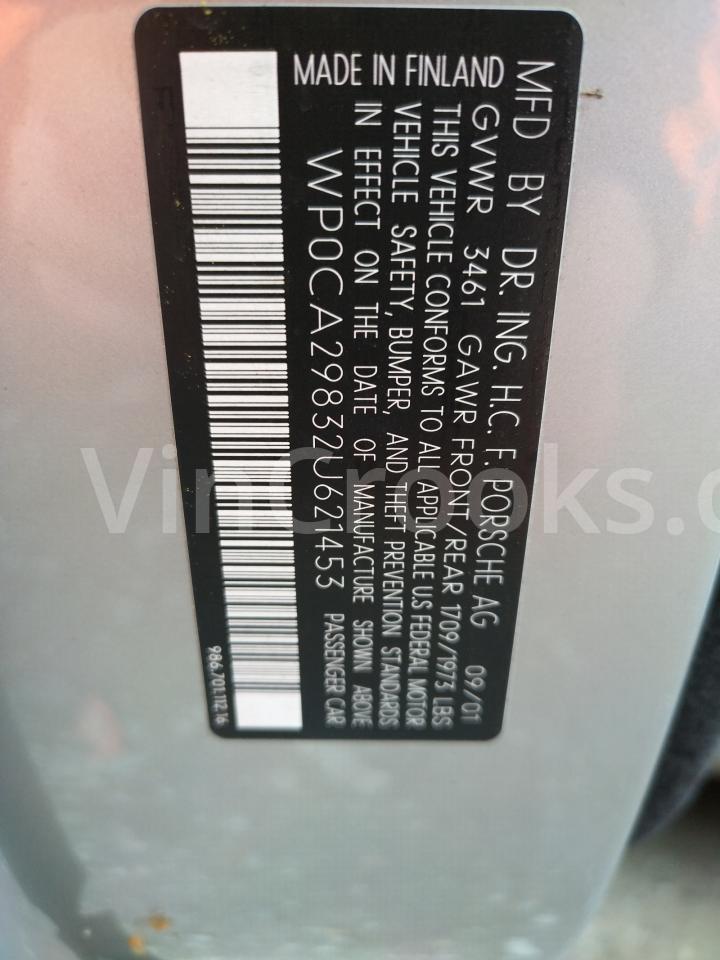 WP0CA29832U621453