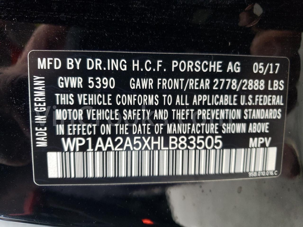 WP1AA2A5XHLB83505