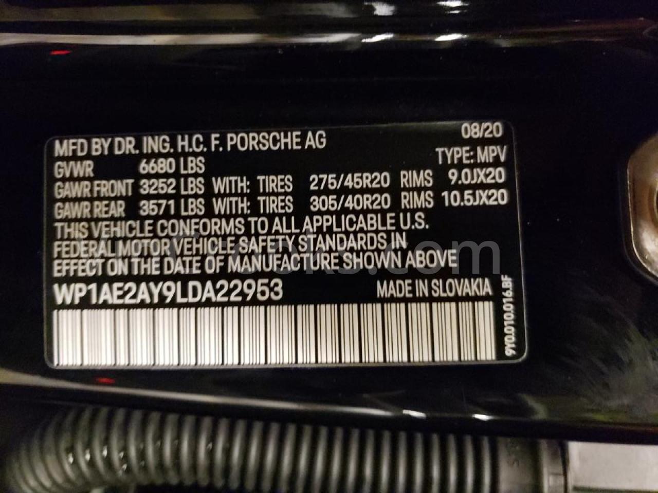 WP1AE2AY9LDA22953