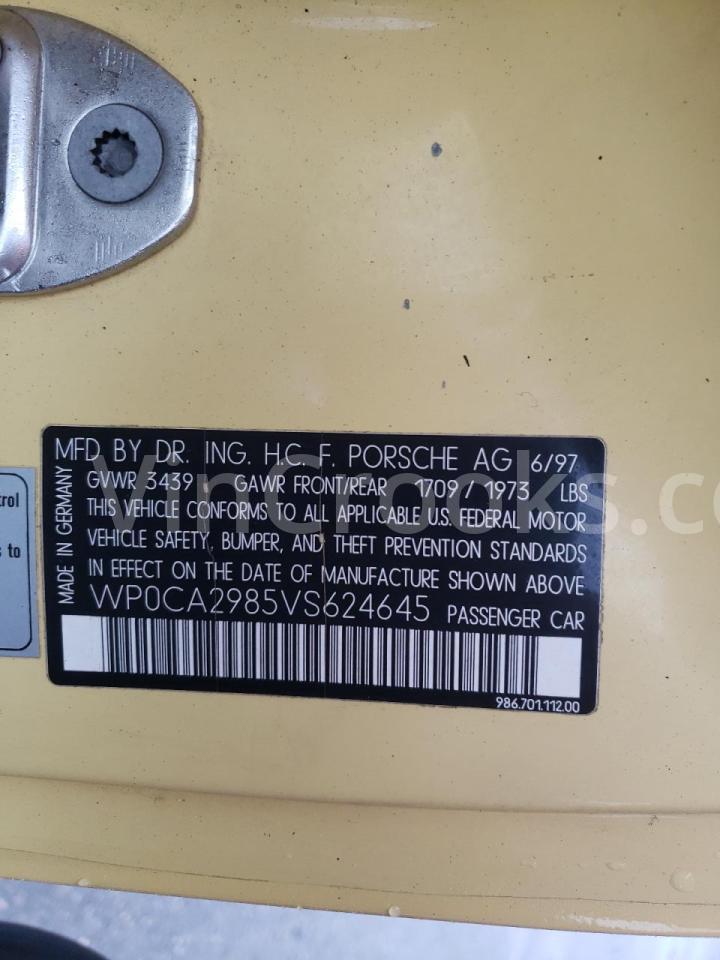 WP0CA2985VS624645