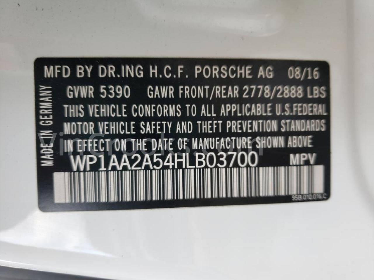 WP1AA2A54HLB03700