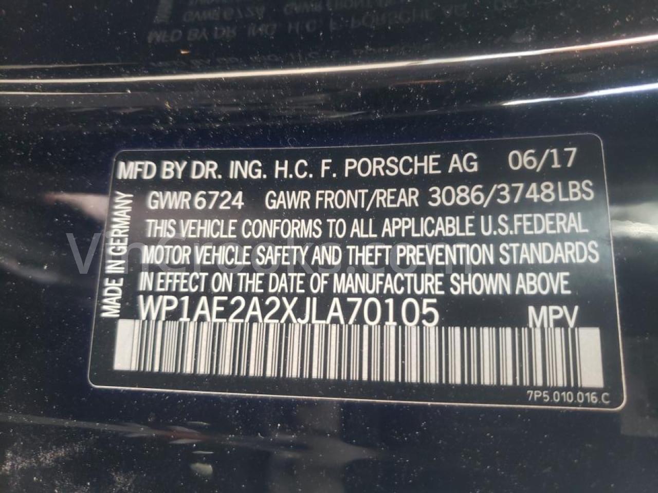 WP1AE2A2XJLA70105