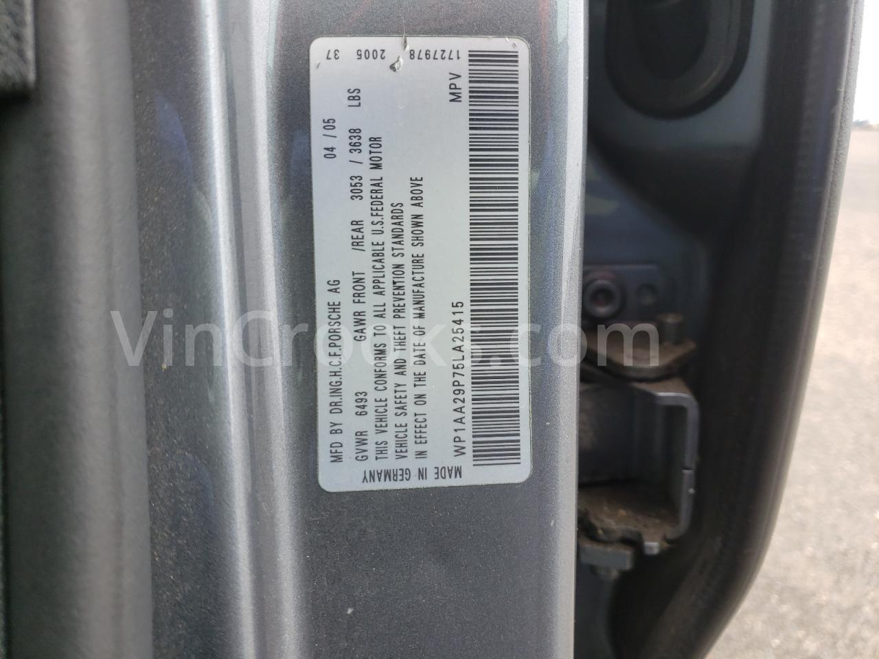 WP1AA29P75LA25415