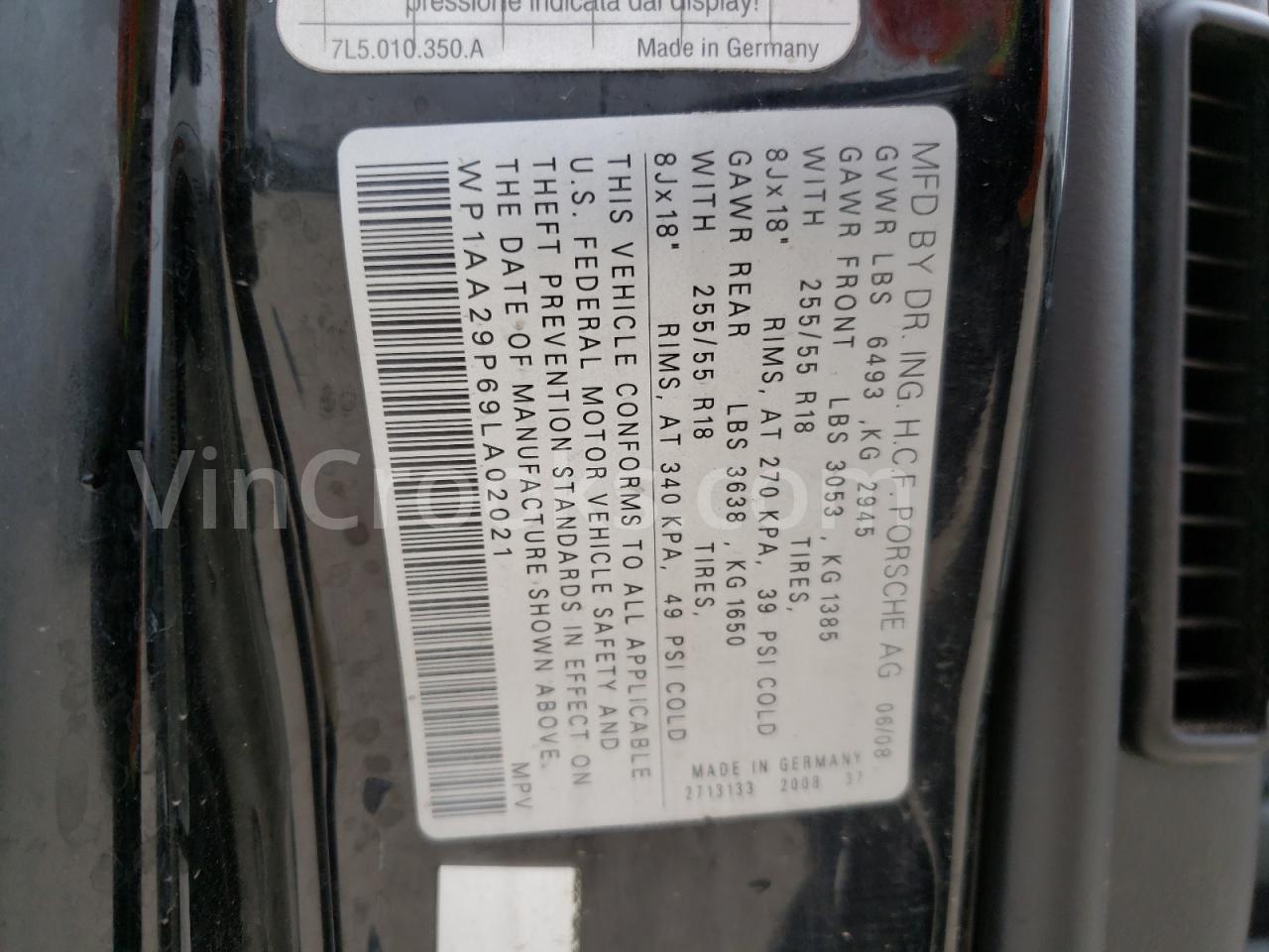 WP1AA29P69LA02021