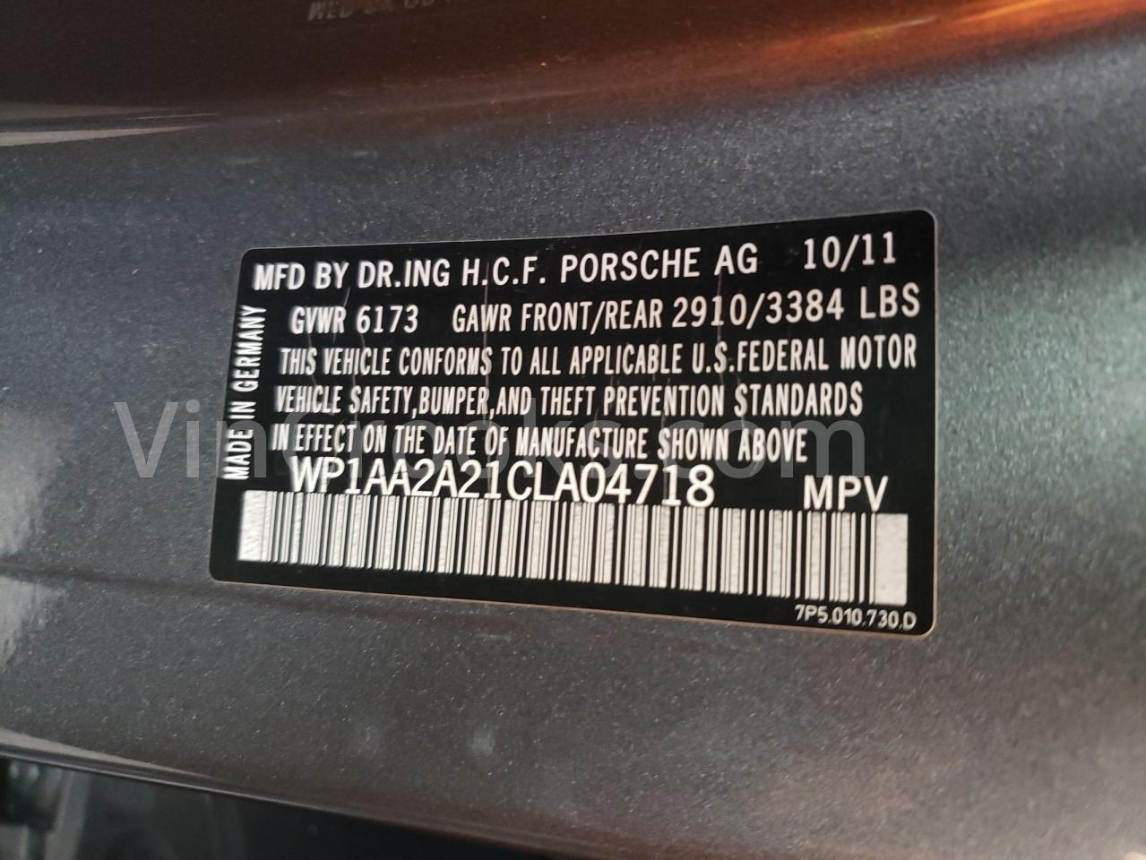 WP1AA2A21CLA04718