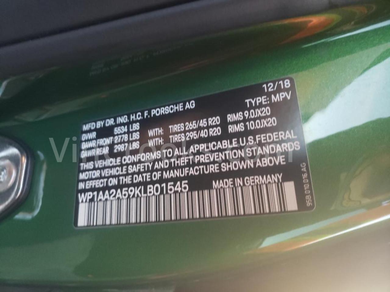 WP1AA2A59KLB01545