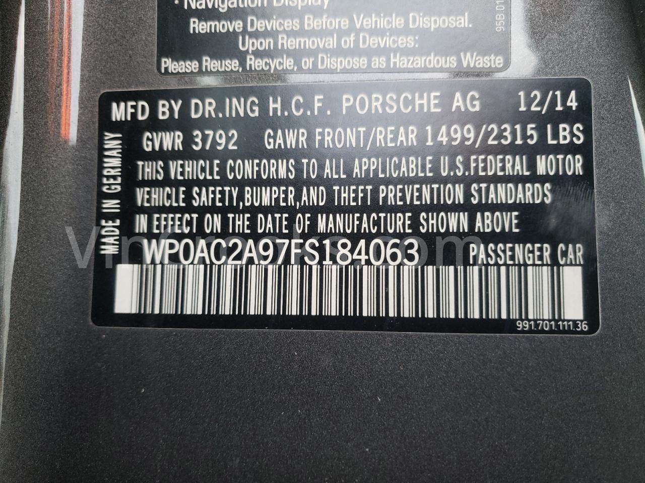 WP0AC2A97FS184063