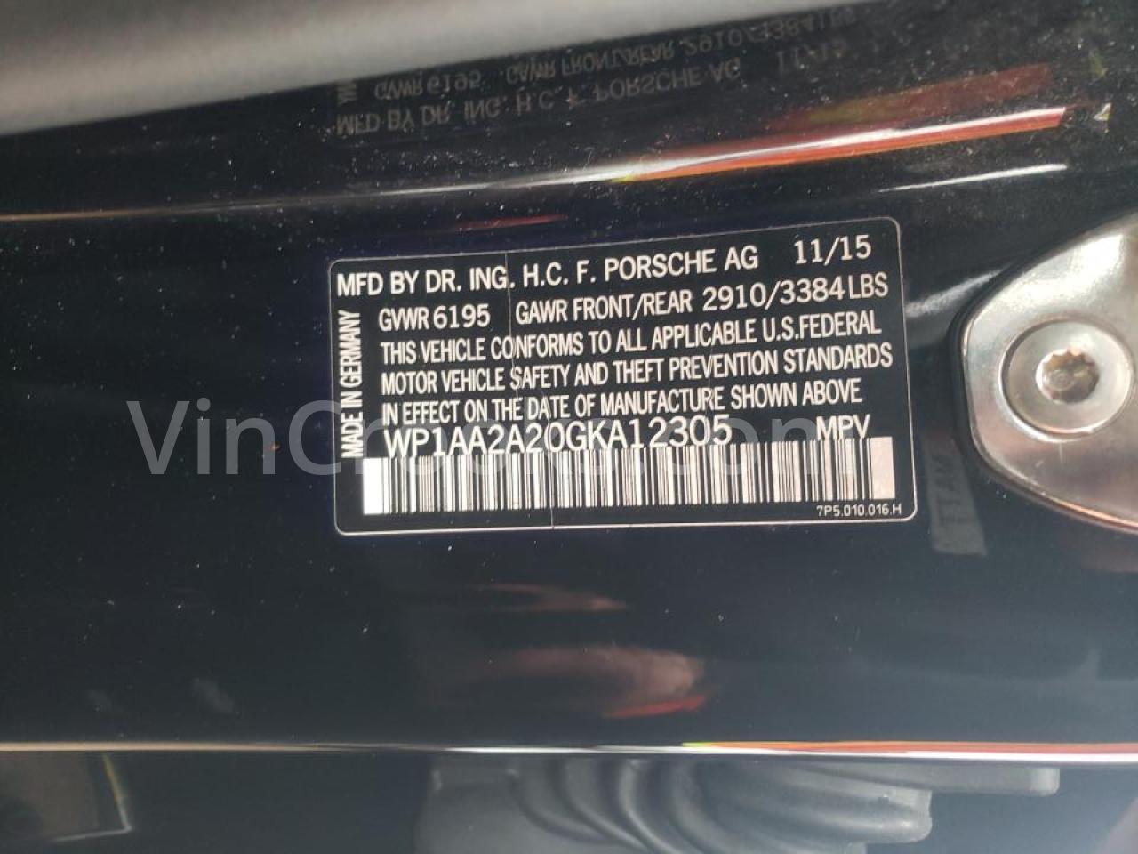WP1AA2A20GKA12305