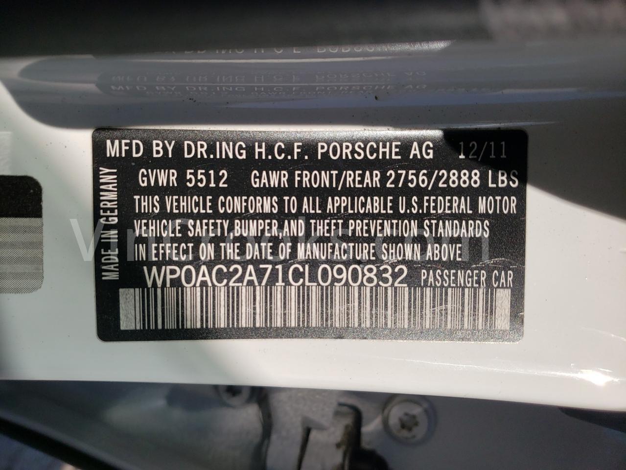 WP0AC2A71CL090832