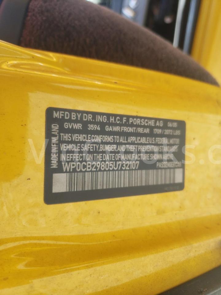 WP0CB29805U732107