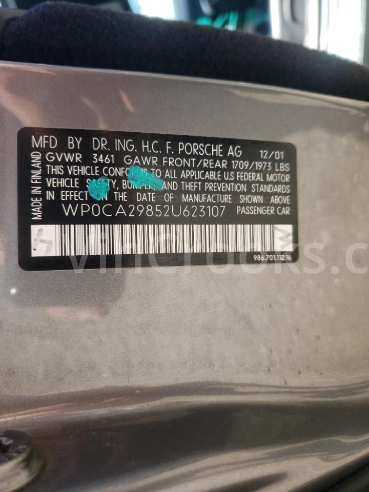 WP0CA29852U623107