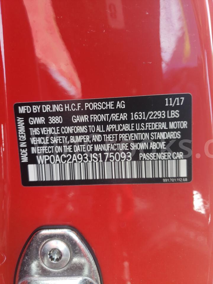 WP0AC2A93JS175093