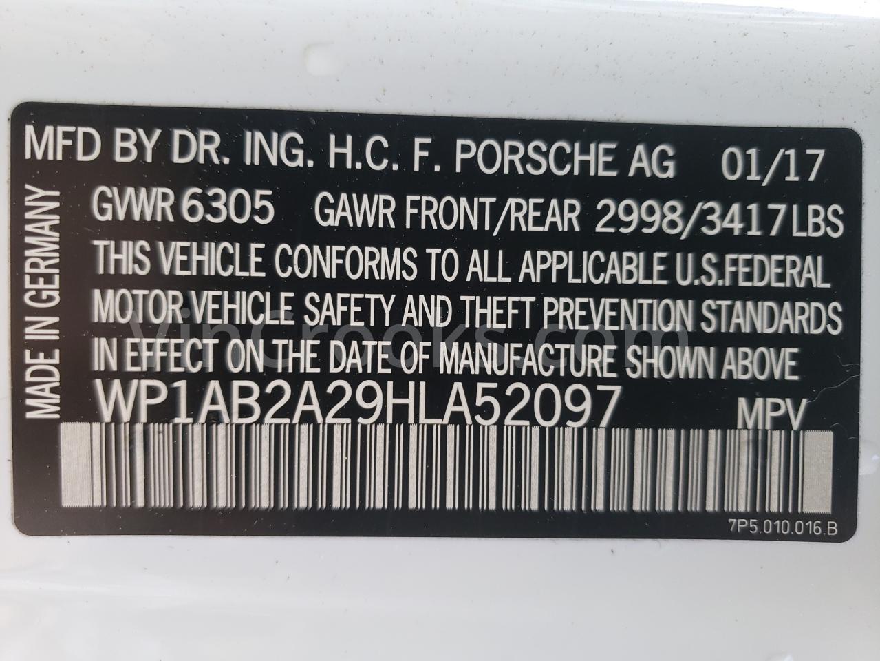 WP1AB2A29HLA52097