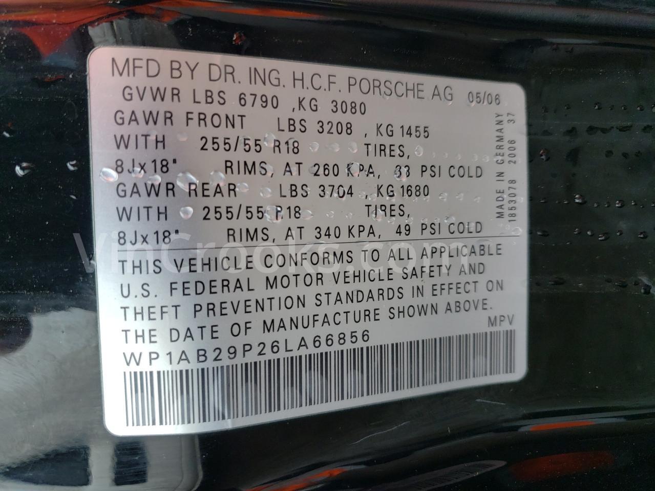 WP1AB29P26LA66856